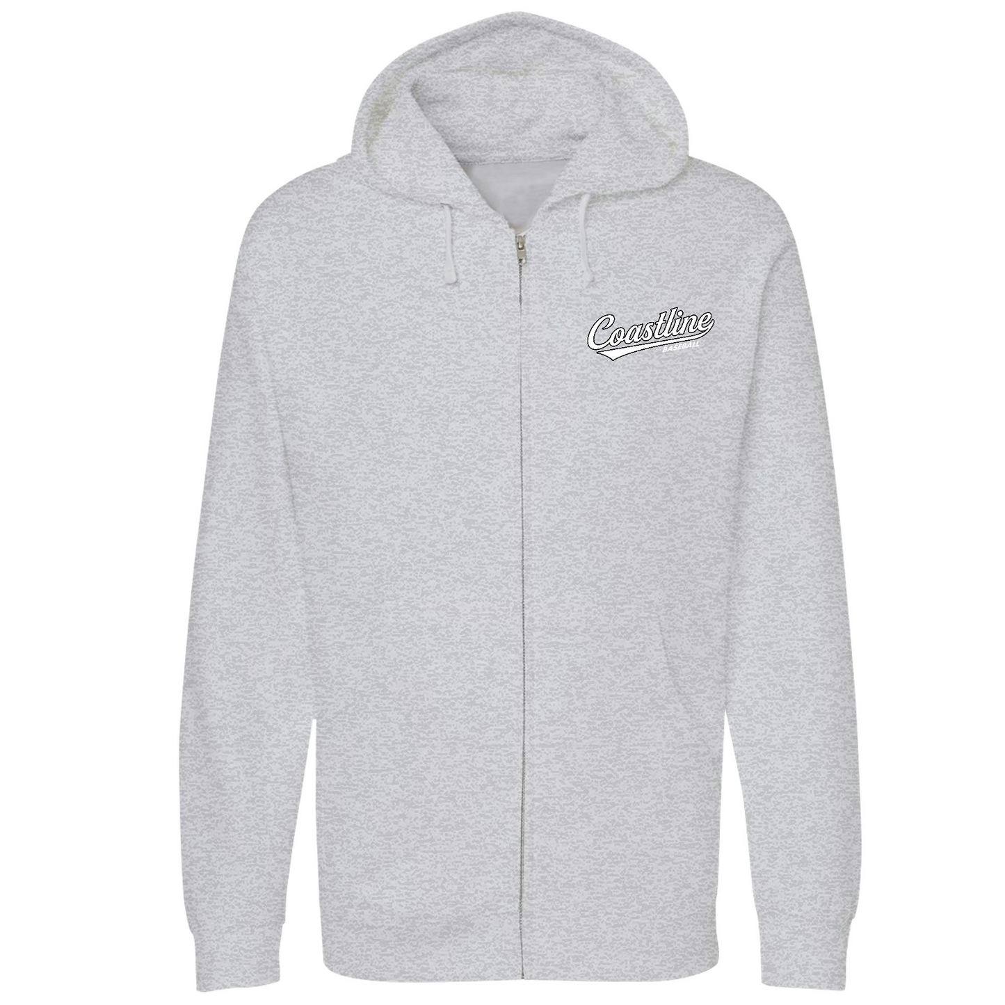 Unisex Small Grey Heather Style_Zip_Hoodie